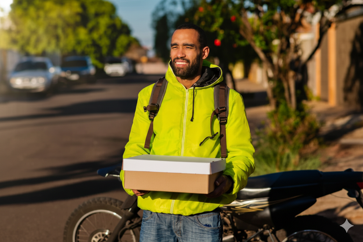 pornhwa motorcycle delivery man