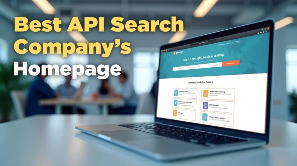 best api search company's homepage