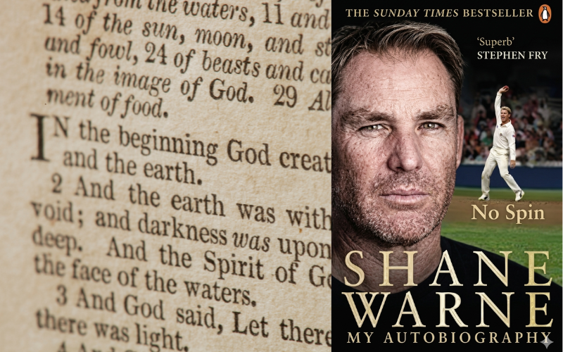 shane warne autobiography first page